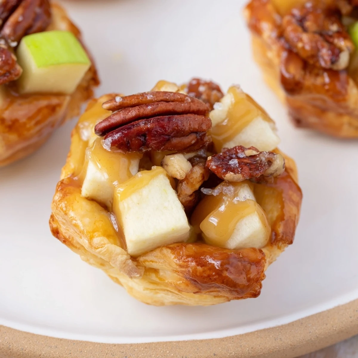 Caramel Apple Brie Bites