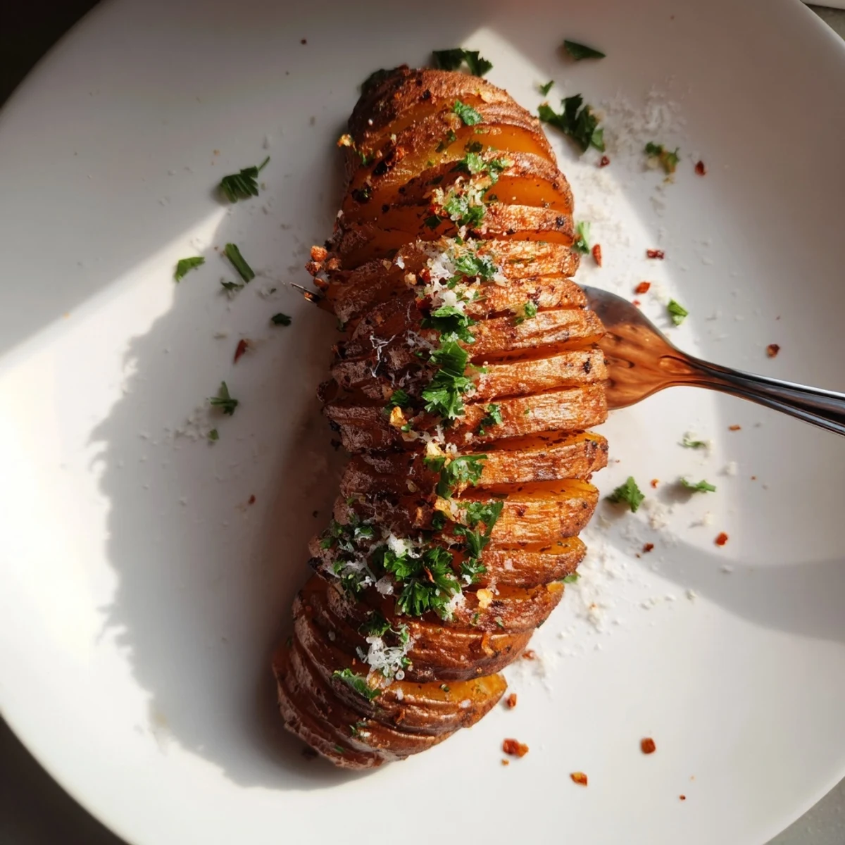 Golden spiral potatoes on skewers, air-fried to crisp perfection and full of flavor.  