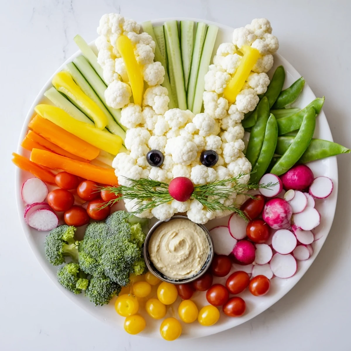 Bunny Meadow Veggie Board