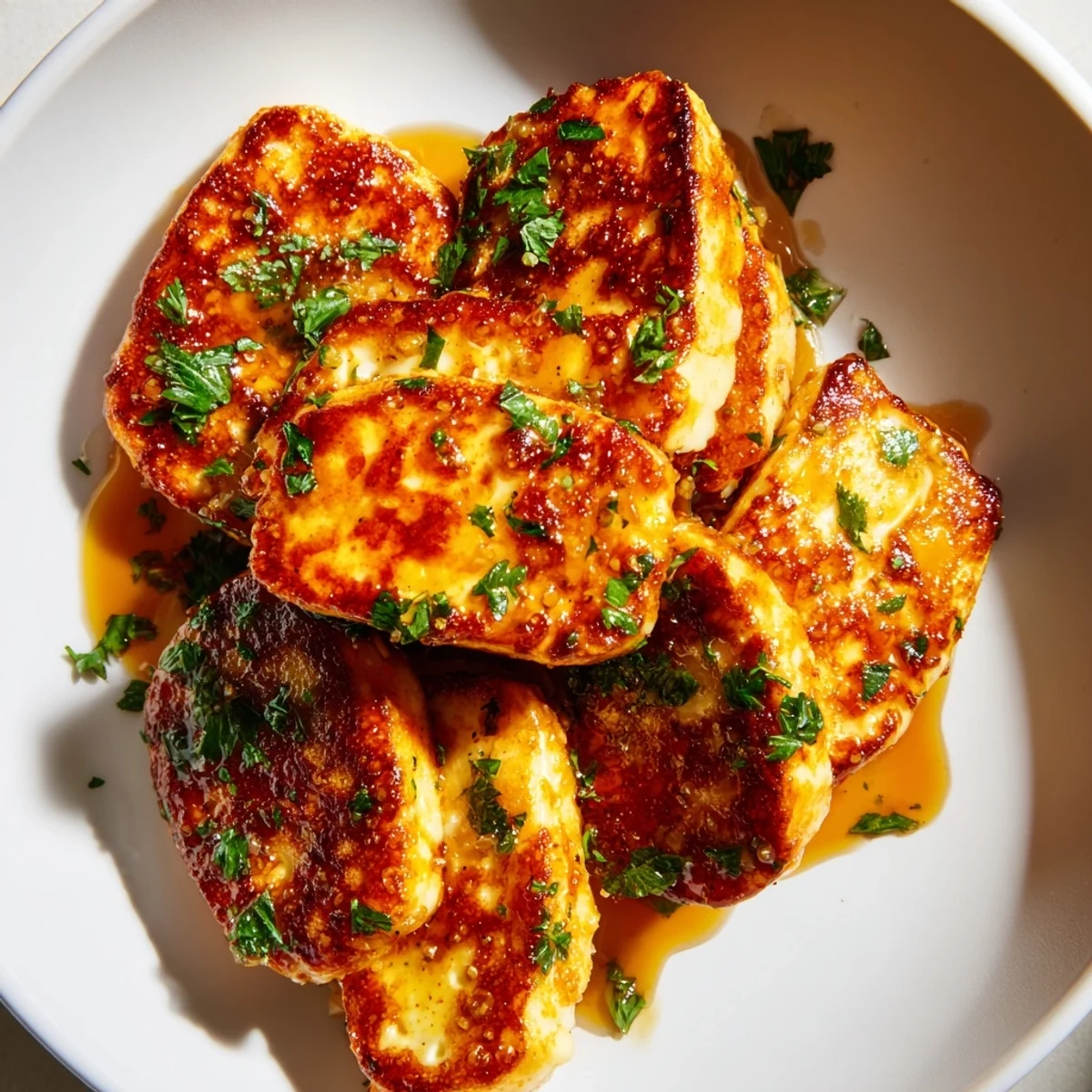 Hot Honey Halloumi