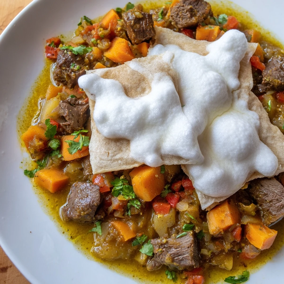 Hearty Yemeni Saltah Stew