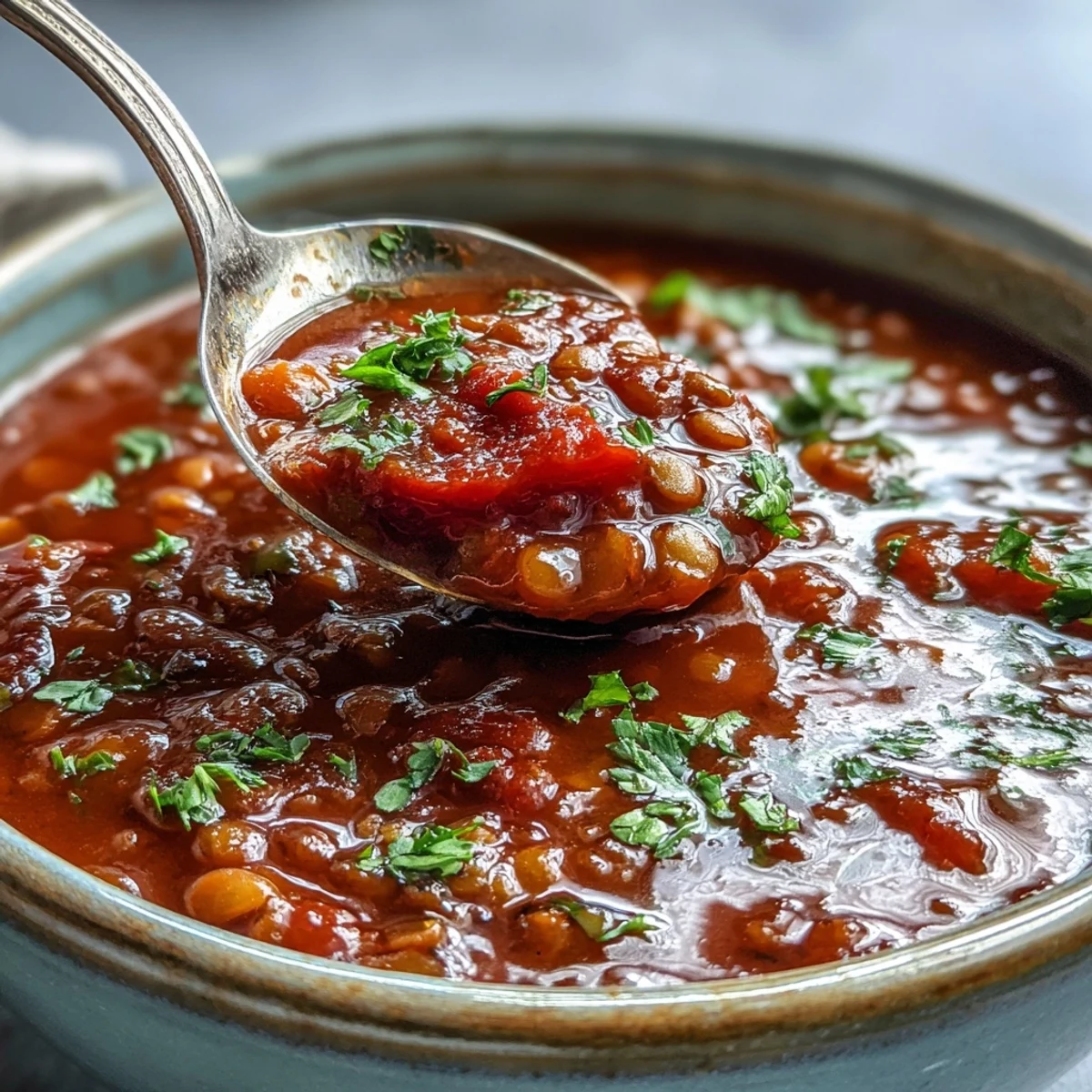 Tomato Lentil Soup