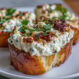 Warmly baked Hot Honey Ricotta Garlic Bread served as a golden appetizer, perfect for a cozy dinner party platter.