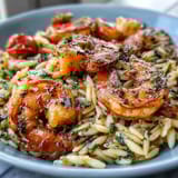 One-Pan Lemon Butter Shrimp Orzo