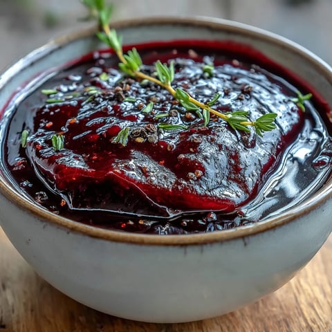 Glossy Black Currant Glaze brushed over a honey-baked ham for a sticky, tangy finish.