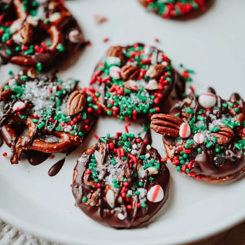 Holiday Snack Chocolate Pretzel Thins
