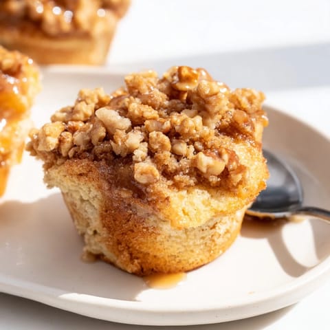 Maple Glazed Pretzel Cake Muffins