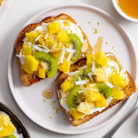 Yogurt Custard Toast Coconut