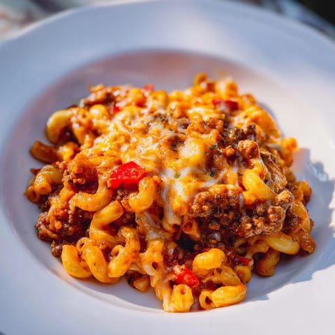 Hamburger Macaroni Casserole