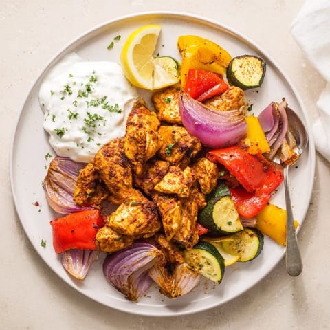 Sheet Pan Chicken Shawarma