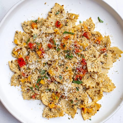 Lightened Christmas Pasta Chips