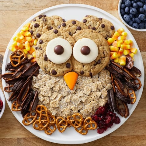 Owl Hooting Dessert Board