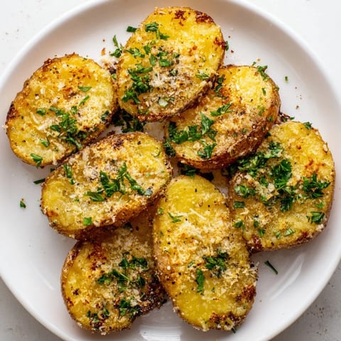 Garlic Parmesan Ultra-Crispy Potatoes
