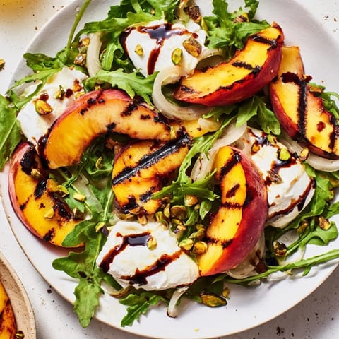 Grilled Peach Summer Salad