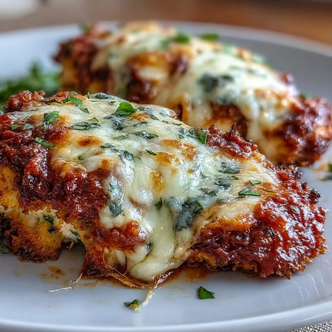 Keto Baked Chicken Parmesan