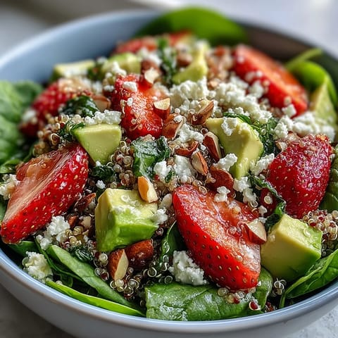 Strawberry Avocado Quinoa Salad
