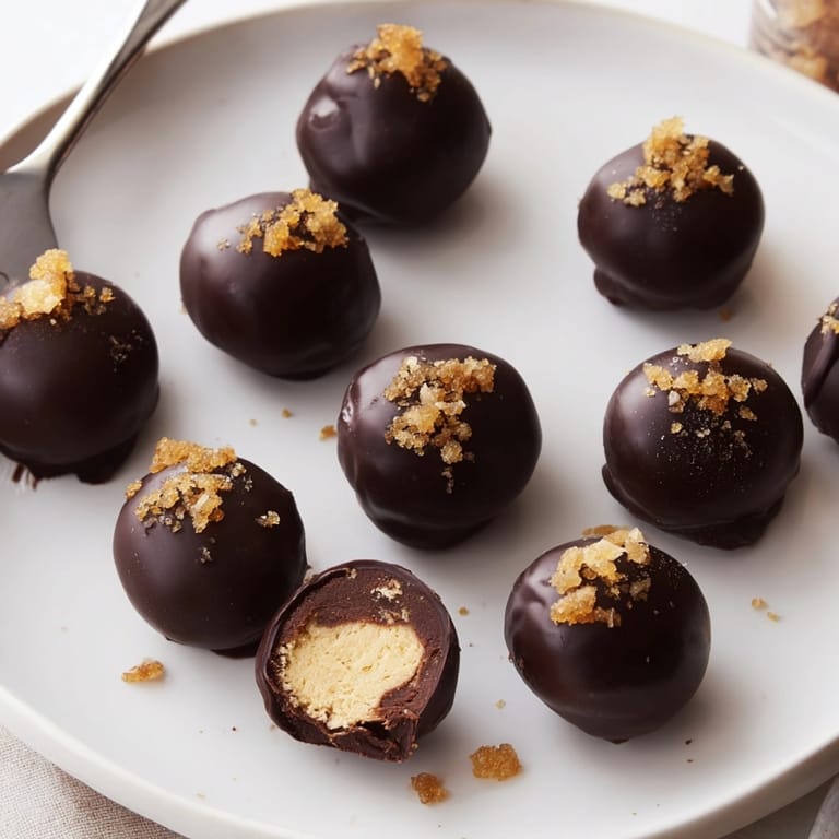 Easy no-bake Cinnamon Ginger Ricotta Truffles recipe; a sophisticated melt-in-your-mouth treat.