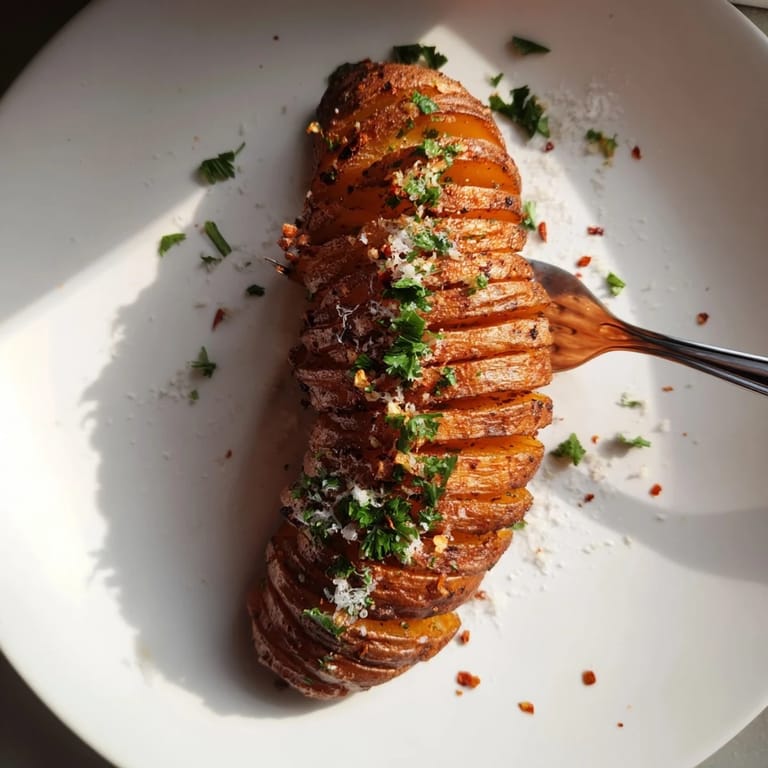 Golden spiral potatoes on skewers, air-fried to crisp perfection and full of flavor.  