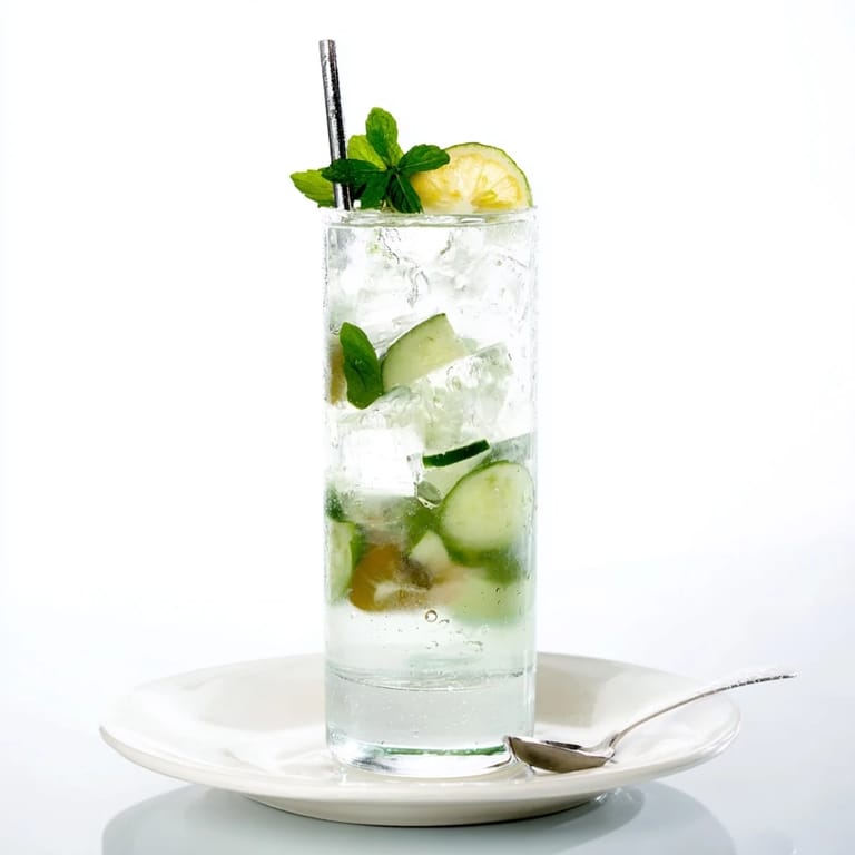 Deliciously hydrating mocktails featuring cucumber slices and sugar-free syrups.