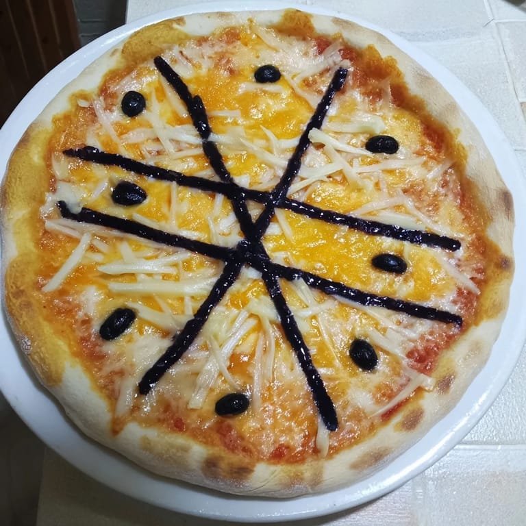 Melted cheese and pepperoni filling Basketball Pizza Bites, served warm and ready to be devoured.