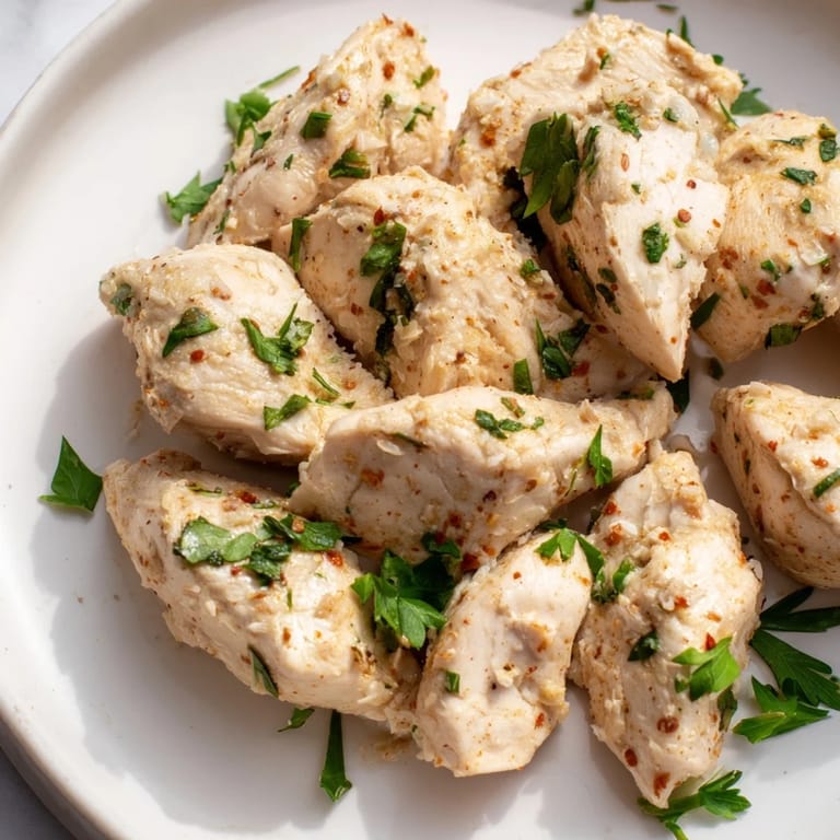 Freshly baked Greek yogurt chicken, showcasing tender chicken breasts and a creamy, flavorful yogurt marinade.