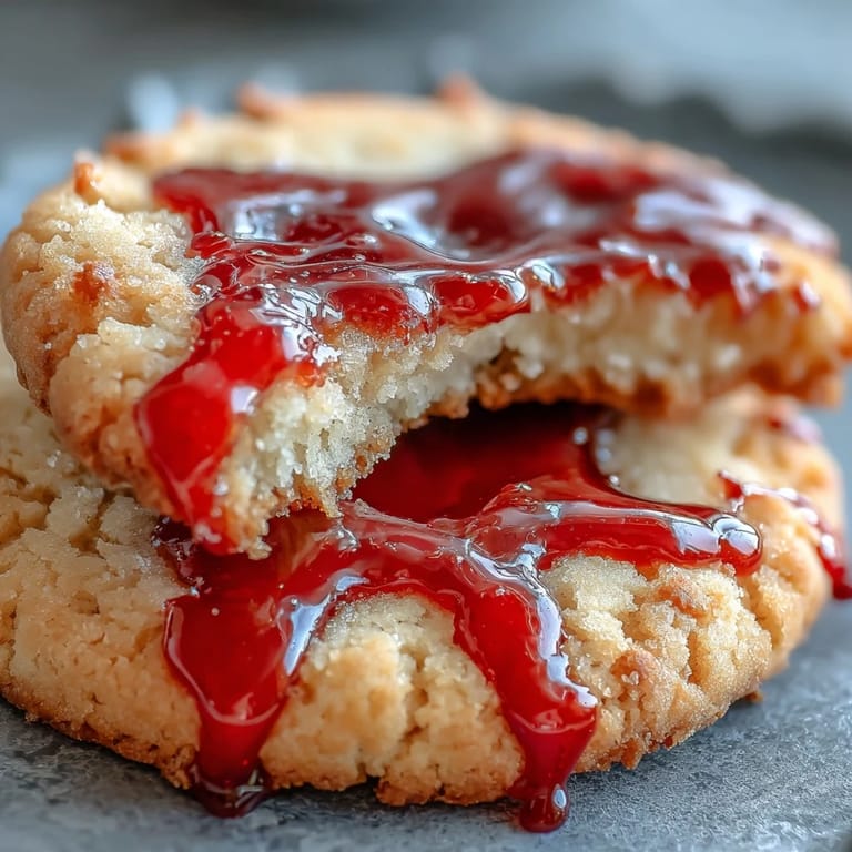 Vampire bite sugar cookies with glossy red icing dripping down for a deliciously spooky Halloween dessert.