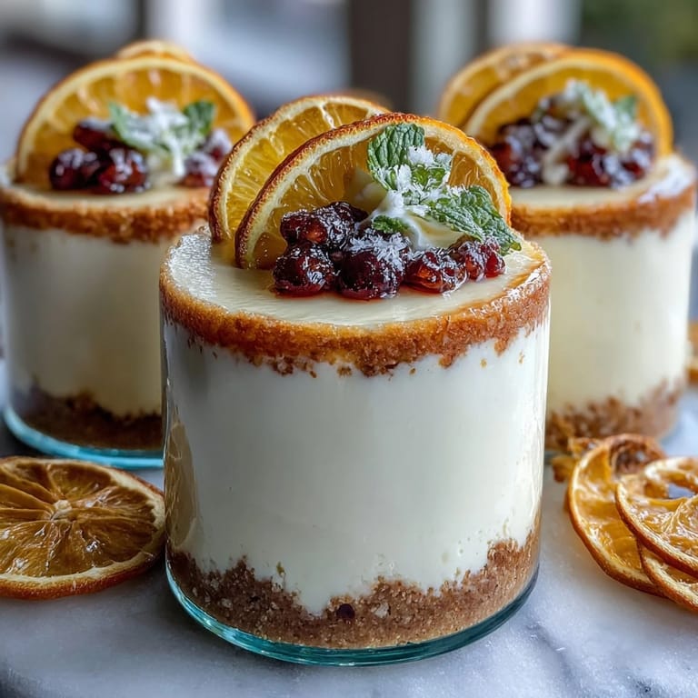 Zesty lemon cheesecake filling swirled with tangy curd, topped with vibrant raspberries and blueberries.  